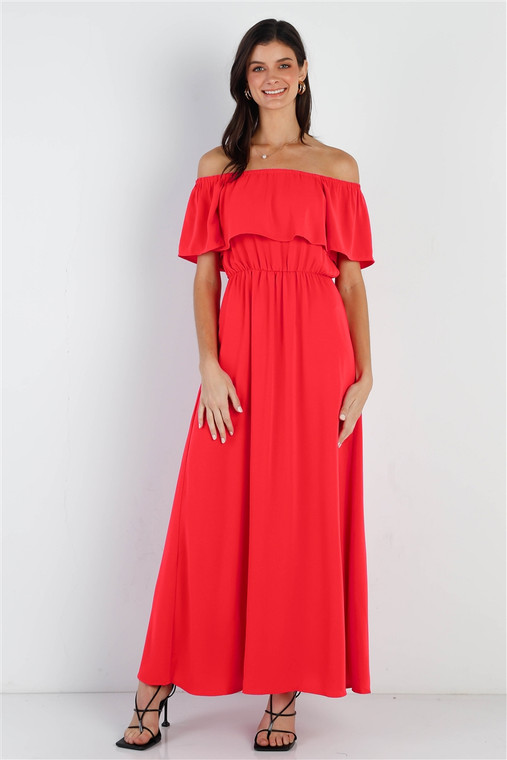 Off the Shoulder Maxi Dress (SOLD OUT)