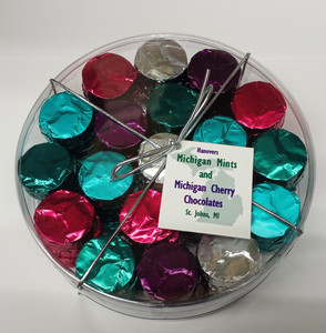 Michigan Chocolates both mint and cherry flavored Michigan Chocolates both mint and cherry flavored