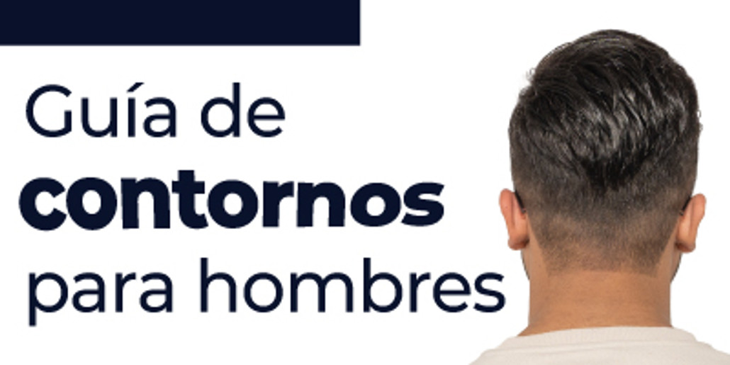 Guía de contornos para prótesis capilares de hombre