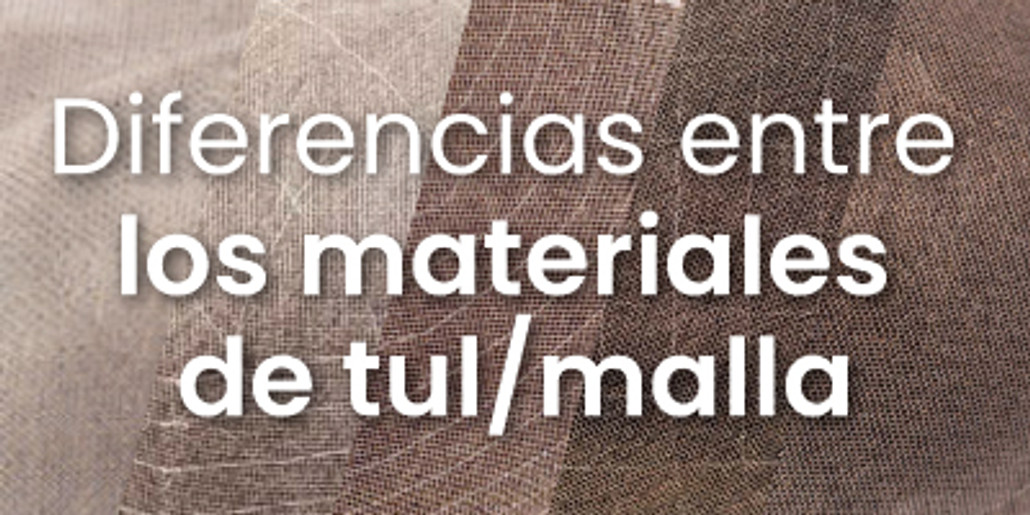 Los 5 materiales de tul más utilizados en la industria