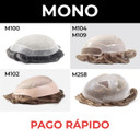 Prótesis capilar a medida con base de monofilamento para un acabado natural y realista
