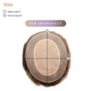 PW2016HP peluca parcial de cabello monopoliéster con frente de encaje para mujer