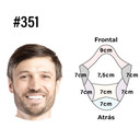  Corte de pelo en pulgadas #351 servicio de peinado para postizo