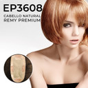 EP3608 Clip-on Mono Silk Top Remy Human Hair Topper