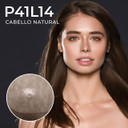 P41L14 Prótesis capilar con base de Micro Piel | 35,5cm de pelo natural Remy