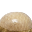 Peluca parcial P41L18 con base de micro piel, 45,5 cm de cabello humano Remy