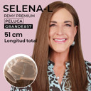  Peluca médica SelenaL Premium de Superhairpieces, cabello humano Remy con frontal de encaje