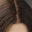 Peluca Premium Rachel con gorro de tul y acabado natural