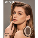 Topper QP7918 con tul francés y perímetro de poli para look natural