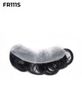 Parche frontal de piel fina FR111S con cabello sin nudos