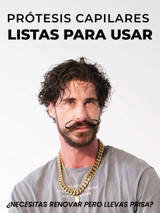 Paquete de servicio online para unidad de stock para hombres, corte de base y servicios personalizados de prótesis capilar