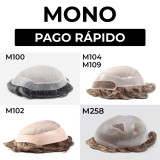 Prótesis capilar a medida con base de monofilamento para un acabado natural y realista