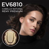 EV6810 Mono Silk Top Volumizing Human Hair Topper