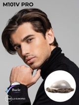 Prótesis capilar M101VPRO con base de micro piel y cabello europeo