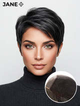 Jane - Peluca corta de cabello premium
