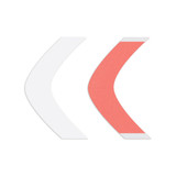 Red Liner Sensi-Tak Tape "A" Shape 3/4" x 3" (36 pcs per pack)