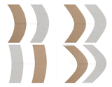 Natural Hold Tape 3/4"x3" 36/pcs pack