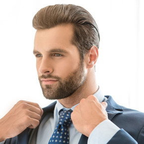 M104 Versión Básica prótesis capilar monofilamento con línea frontal natural para hombres | Superhairpieces