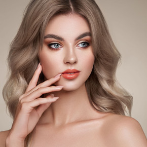 Topper monofilamento P6814 para mujer con cabello natural Superhairpieces