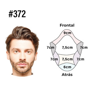  Corte de pelo en pulgadas #372 servicio de peinado para postizo