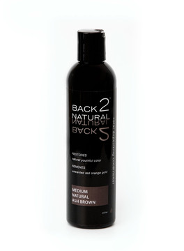 Acondicionador colorante Back2Natural Castaño Ceniza Medio en Superhairpieces: hidrata, protege y da color natural a tu cabello o prótesis capilar.