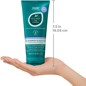 Hask exfoliante de cuero cabelludo con Aceite de Árbol de Té y Romero 6Oz