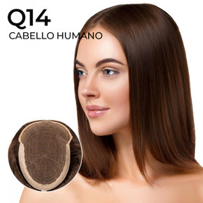 Queen 14 Prótesis capilar para mujer de tul francés Queen 14 Prótesis capilar para mujer de tul francés
