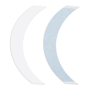Walker Tape Blue Liner Lace Front Super Wide Tape "CC" Shape 3/4" x 5" (24 pcs per pack) Walker Tape Blue Liner Lace Front Super Wide Tape "CC" Shape 3/4" x 5" (24 pcs per pack)