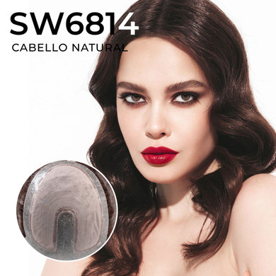 Trama de piel 6814 prótesis capilar para mujer de Superhairpieces