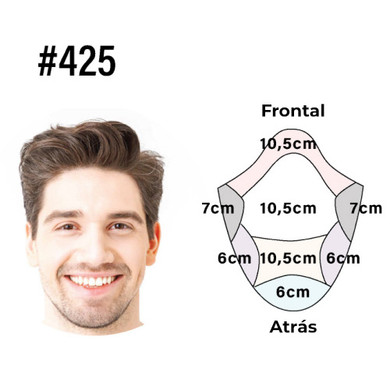 Corte de pelo en pulgadas #425 servicio de peinado para postizo