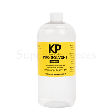 Disolvente KP Pro Solvent 1 Quart – limpiador y removedor de adhesivos para prótesis capilares