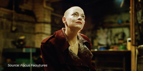 Emma Stone está completamente calva Emma Stone está completamente calva