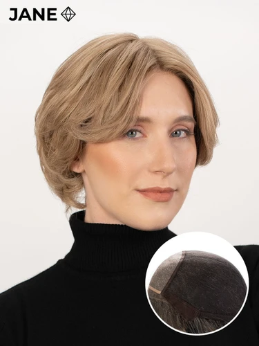Jane - Peluca corta de cabello premium