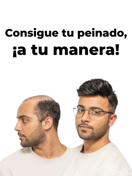 Paquete de servicio online para unidad de stock para hombres, corte de base y servicios personalizados de prótesis capilar