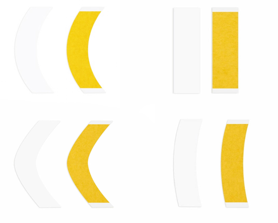 Tiras adhesivas Brown Liner para pelucas y prótesis capilares