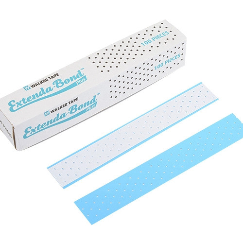 Extenda‑Bond tiras adhesivas para prótesis capilares, cinta de doble cara flexible y transpirable 2‑4 semanas