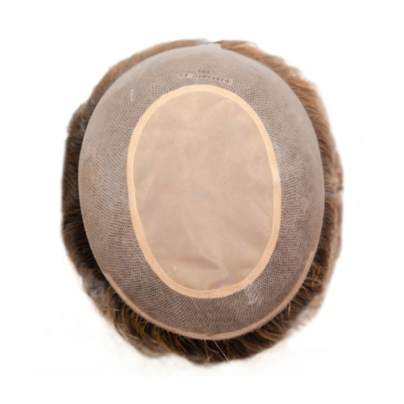 Topper monofilamento P6814 para mujer con cabello natural Superhairpieces