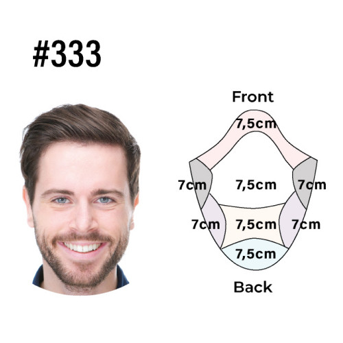 Corte de pelo en pulgadas #333 servicio de peinado para postizo