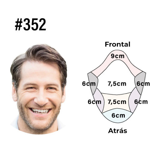 Corte de pelo en pulgadas #352 servicio de peinado para postizo