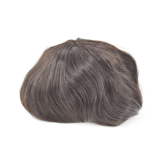 Peluca de cabello humano W1 hecha a mano con tapa completa para hombre