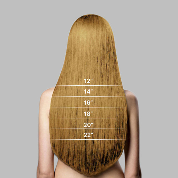 Peluca parcial P8918BSC de monofilamento con 45,5 cm de cabello natural Remy