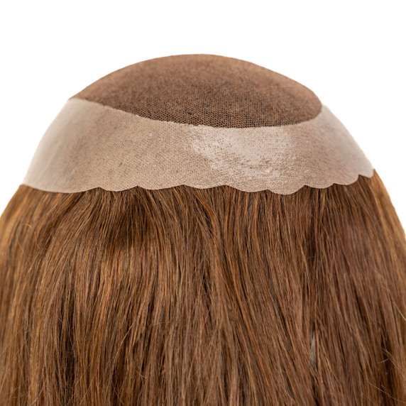 Topper QP7918 con tul francés y perímetro de poli para look natural