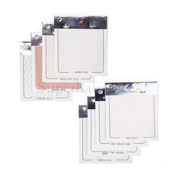 Carta de materiales para pelucas y extensiones – cabello humano y sintético