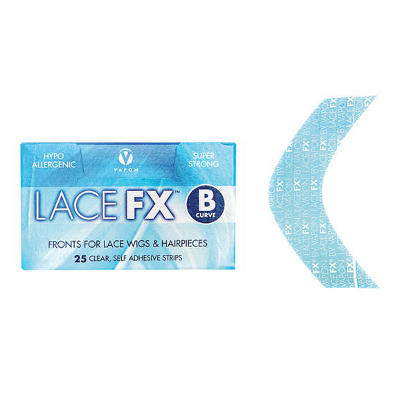 Vapon LACEFX Curva B 25 uds cinta adhesiva para prótesis capilares Superhairpieces