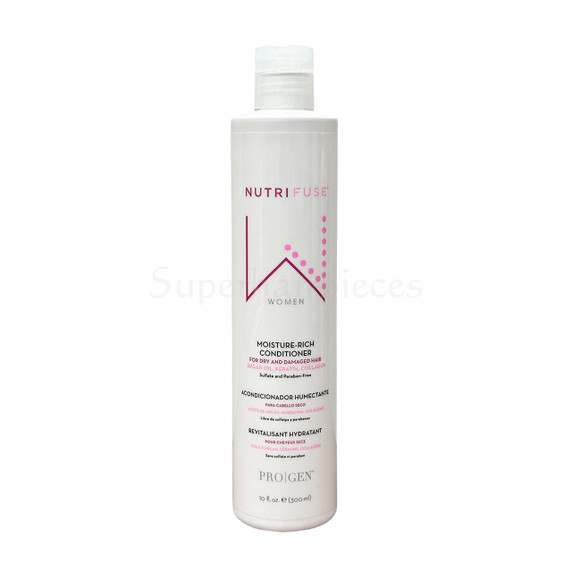 PROGEN NutriFuse Women’s Moisture‑Rich Conditioner 10 oz para cabello femenino