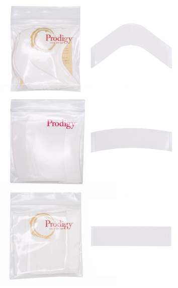 MAX Prodigy cinta adhesiva pre‑cortada para prótesis capilares – tiras adhesivas listas para usar | Superhairpieces