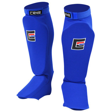Slip on Elastic Shin Pads | Blue