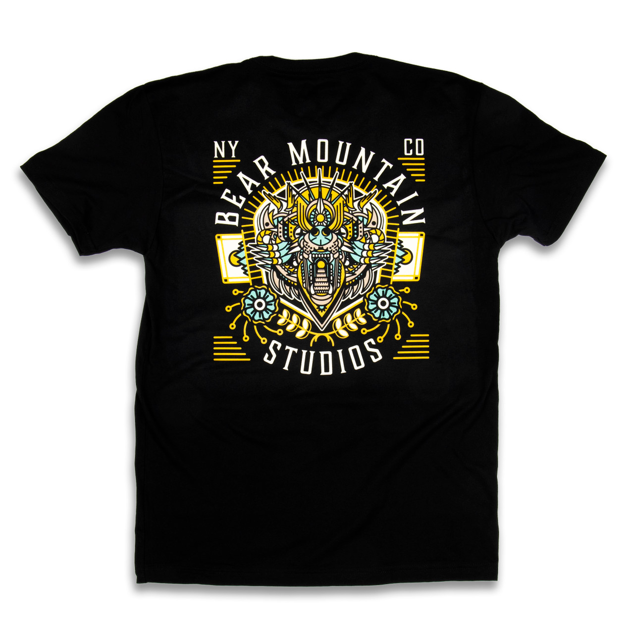 Bear Tee Black Mサイズ Black Bear Face Classic Cotton T-Shirt Tee