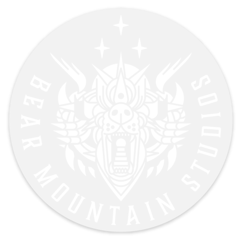 Transparent Bear Mountain Sticker Transparent Bear Mountain Sticker