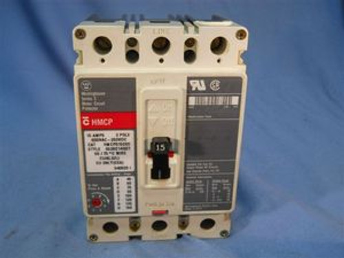 Westinghouse (HMCP015E0C) Motor Circuit Protector, Used